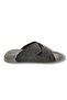 16387-25 Leather Anatomical Cross Band Men's Slippers - 3