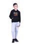 2-Piece Boy's Printed Kangaroo Pocket Hooded Track Suit Set - 3