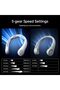 Portable Neck Fan Upgraded, Neckbrace Personal Hands Free, 5 Speed Gears Adjustment, 3900 m - 9