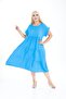 Women's Large Size Sleeveless Summer Dress - 6