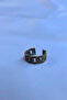 Special Design Masculine Adjustable Men's Ring with Geometric Ring Motif - 5