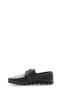 Tugerdi Black Inside and Outside Genuine Leather Rubber Sole Lace-Up Men's Loafer Shoes Tg096281316511 - 3