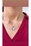 Steel Necklace Tarnish Resistant Antiallergic Butterfly Figure (2 Years Importer Warranty) - 2