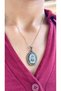 Steel Necklace Tarnish-Free Antiallergic Allah Writing Figured (2 Years Importer Guaranteed) - 2