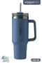 Quencher Cup 1200 ml Stainless Steel Thermos with Straw/Comfortable Drinking Handle -Ffvgn0581200Ml