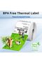 Thermal Label Paper 4x6 Shipping Labels, Roll Label Paper for Shipping Labels, Address, Mail - 5