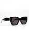 Vivaviss Anka 7777-52 Women's Sunglasses Black Cat Eye - 2