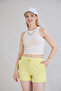 Women's Shorts Modal Fabric Soft Textured Stretchy Lycra Lace-Up Double Pocket Shorts - 4