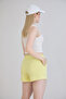 Women's Shorts Modal Fabric Soft Textured Stretchy Lycra Lace-Up Double Pocket Shorts - 7