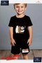 Children's Unisex “Pandas 3 Selfie“ Custom Printed Crew Neck T-Shirt - Shorts Set - 2