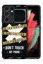 Samsung Galaxy S21 Ultra 5G Protective Case Cover Caution Never Touch My Phone - 2