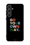 غطاء حماية لهاتف Samsung Galaxy S25 Plus، انطلق على طريقتك الخاصة