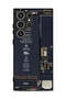 غطاء حماية لهاتف Samsung Galaxy S24 Ultra 5G بنمط دائرة الهاتف