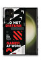 Samsung Galaxy S23 Ultra 5G Protective Case Cover Do Not Disturb Gamer At Work - 2