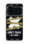 Samsung Galaxy S20 Plus Protective Case Cover Caution Never Touch My Phone - 2