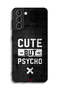 Samsung Galaxy S21 5G Protective Case Cover Cute But Psycho - 3
