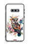 غطاء حماية لهاتف Samsung Galaxy S10e بتصميم بومة فنية تجريدية - 2