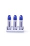 Wax Warmer Cartridge Set with Charging Base, 3 Roll-On Applicators, Blue and White