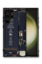 غطاء حماية لهاتف Samsung Galaxy S23 Ultra 5G بنمط دائرة الهاتف - 2