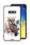 غطاء حماية لهاتف Samsung Galaxy S10e بتصميم بومة فنية تجريدية
