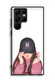 Samsung Galaxy S22 Ultra 5G Protective Case Cover Girl Making Snap - 3