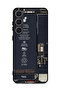 غطاء حماية لهاتف Samsung Galaxy S24 5G بنمط دائرة الهاتف