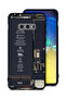 غطاء حماية لهاتف Samsung Galaxy S10e بنمط دائرة الهاتف