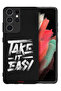 غطاء حماية لهاتف Samsung Galaxy S21 Ultra 5G - Take It Easy - 2