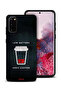 Samsung Galaxy S20 Protective Case Cover Low Battery Need Coffee