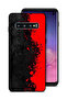 غطاء حماية لهاتف Samsung Galaxy S10 بنمط تجريدي