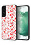Samsung Galaxy S22 Plus 5G Protective Case Cover Hearts Pattern