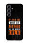 غطاء حماية لهاتف Samsung Galaxy S25 Plus Its Your Life