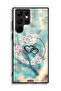 Samsung Galaxy S22 Ultra 5G Protective Case Cover Hearts In Ring Art - 3