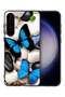 Samsung Galaxy S23 5G Protective Case Cover Butterflies On Stones - 2