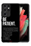غطاء حماية لهاتف Samsung Galaxy S21 Ultra 5G كن صبورًا فالتقدم يستغرق وقتًا - 2