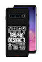 غطاء حماية لهاتف Samsung Galaxy S10 - ملصق مصمم جرافيكي