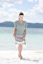 Peshtemal Long Beach Dress, Long Peshtemal Beach Dress with Slit - 3