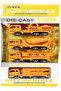 Rahalife 4 Pc Diecast Construction Vehicle Toy Set | Mini Trucks for Kids | Toddler Gift Set