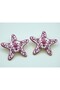 Porcelain Sea Star Earring 4cm