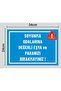 Do Not Leave Your Valuables and Coins in the Locker Rooms - Warning Sign 24X34 cm Polycarbonate - 2