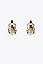 Zr Model Plate Insect Earrings