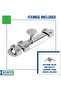 IRONTITE® 2 Pack Chrome Sliding Door Lock - Surface Mounted, Perfect Slide Bolt Lock for Bedrooms, - 3