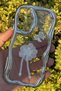 Samsung Galaxy A25 Case Silver Stone Anti-Knock Silicone Cover