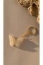Pearlescent White Colored Butterfly Shape 3D Embossed Gold Ring Keychain Handmade Epoxy Gift - 8