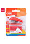 Deli E0253 Mini Stapler Set, 15 Sheets, 10# Staples, Red/Green/Blue – Ideal for Office & School - 2