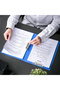 5302 2-Clamp Folder, A4 Size, Blue PP – Ideal for Office Filing and Daily Document Use - 8