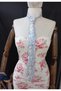 Floquet Patterned Linen Women's Tie - 2