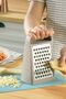 Rendy Stainless Double Sided Steel Grater, Double Sided Special Design Grater Beige - 3