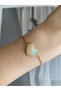 Pearlescent Big Heart Steel Tarnish-Free Women's Bracelet - 4