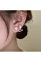 Complete Your Elegance with Elegant Pearl Detailed Rose Earrings - 3